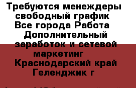 Требуются менеждеры, свободный график - Все города Работа » Дополнительный заработок и сетевой маркетинг   . Краснодарский край,Геленджик г.